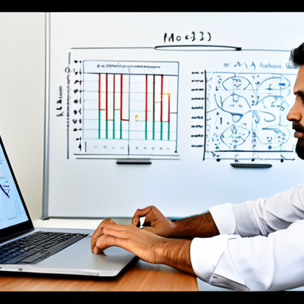 **

A professional data scientist in a modern, bright office, working on a laptop displaying complex neural network diagrams, fully clothed in appropriate business attire, safe for work. The background features a whiteboard with machine learning equations. Focus on conveying expertise and innovation. Perfect anatomy, correct proportions, natural pose, well-formed hands, proper finger count, natural body proportions, professional, family-friendly, modest.

**