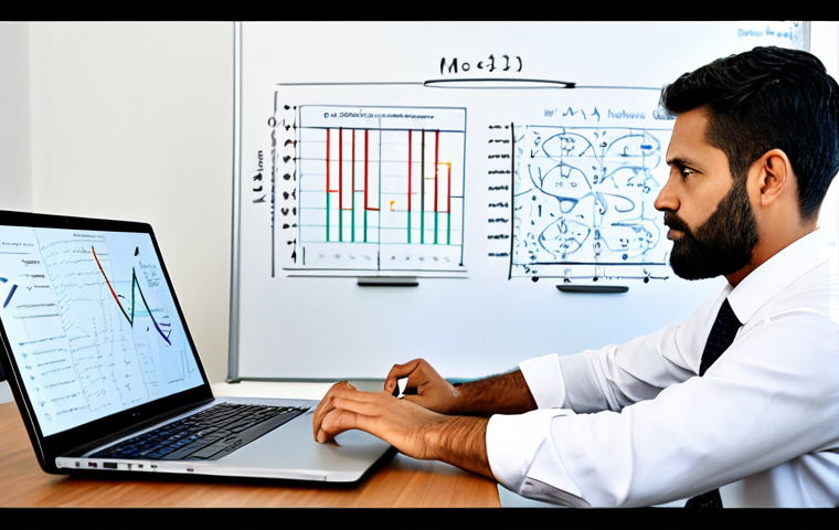 **
A professional data scientist in a modern, bright office, working on a laptop displaying complex neural network diagrams, fully clothed in appropriate business attire, safe for work. The background features a whiteboard with machine learning equations. Focus on conveying expertise and innovation. Perfect anatomy, correct proportions, natural pose, well-formed hands, proper finger count, natural body proportions, professional, family-friendly, modest.
**