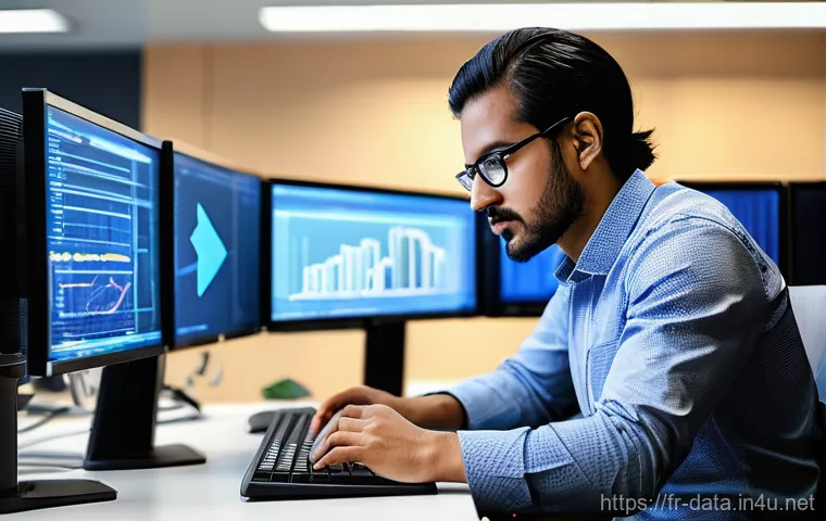 데이터사이언스와 데이터 엔지니어링 - **Prompt: The Data Engineer - Building Robust Data Pipelines**
"A focused, professional male Dat...