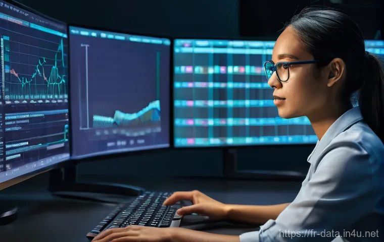 데이터사이언스에서 모델 평가 - **Prompt for Data Scientist Evaluating Model Performance:**
"A bright, modern data science lab. ...